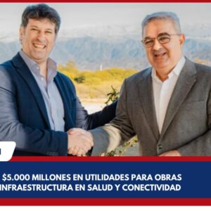 YMAD APORTARÁ 5.000 MILLONES EN UTILIDADES PARA OBRAS PRIORITARIAS DE INFRAESTRUCTURA EN SALUD Y CONECTIVIDAD.