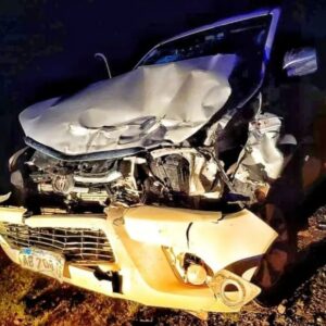 TRABAJADORES MINEROS CATAMARQUEÑOS PROTAGONIZARON UN SINIESTRO VIAL EN LA RIOJA