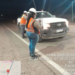 SECRETARIA DE MINERÍA REFUERZA CONTROLES A TRANSPORTES EN LA RUTA NACIONAL 60 EN CATAMARCA.