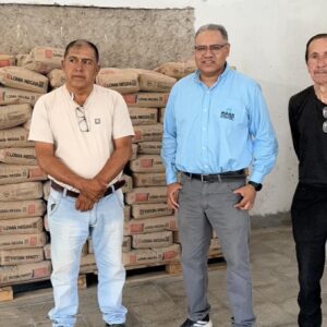 LA MINERA MARA ASISTE CON MATERIALES DE OBRA AL COMPLEJO POLICIAL DE SANTA MARÍA