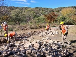 AVANZA LA TERCERA ETAPA DE OBRAS DE CANALES DE RIEGO EN EL POTRERO CON APOYO DE MARA.