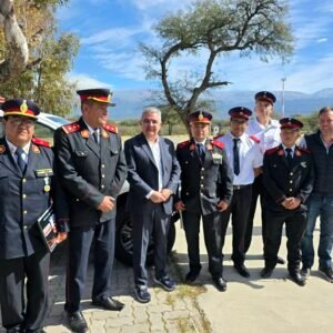RECONOCIMIENTO GUBERNAMENTAL A LOS BOMBEROS VOLUNTARIOS DE SANTA MARÍA QUE PARTICIPARON EN EL RESCATE DE LOS MINEROS.