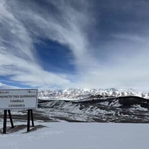 ZIJIN-LIEX POSTERGÓ EL RECAMBIO DE PERSONAL EN 3 QUEBRADAS POR EL INTENSO TEMPORAL DE NEVADA.