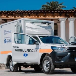 INVERSIÓN MINERA: FIAMBALÁ RECIBIÓ UNA AMBULANCIA 4X4 CON FONDOS DEL FIDEICOMISO MINERO.