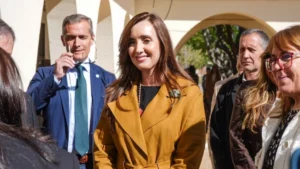 LA VICEPRESIDENTA VICTORIA VILLARRUEL VISITÓ SAN JUAN Y SE REUNIÓ CON PROVEEDORES MINEROS.
