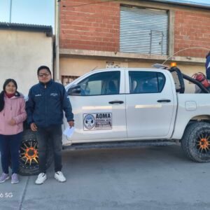 AOMA SECCIONAL SALTA ACOMPAÑA A LOS PEREGRINOS MINEROS DE LA PUNA EN SU CAMINO HACIA SALTA.