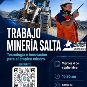SALTA EXPONDRÁ SOBRE INTELIGENCIA ARTIFICIAL EN ARGENTINA MINING NORTE 2026.