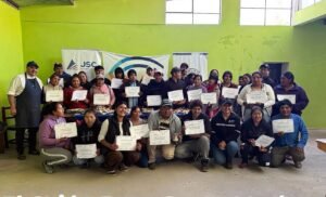 MINERÍA Y JSC SOLUCIONES INTEGRALES CAPACITARON A COMUNIDADES DE LA ZONA SERRANA DE SANTA MARÍA.